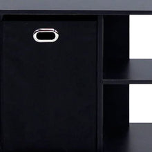 Load image into Gallery viewer, Furinno Econ Entertainment Center, Black\/Black
