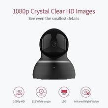 Load image into Gallery viewer, YI Dome Security Camera 1080p HD Pan\/Tilt\/Zoom 2.4G IP Surveillance System, Optional 24\/7 Emergency Response, Auto-Cruise, Motion Track, Night Vision, iOS\/Android App Available - Works with Alexa
