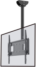 Load image into Gallery viewer, Loctek TV Ceiling Mount TV Bracket Hanging Adjustable Tilting Bracket Fits 32-65 Inch LCD LED Plasma Flat Panel Screen Display, up to 132 lbs, VESA 600x 400mm
