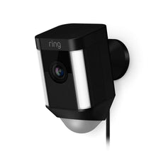 Load image into Gallery viewer, Ring Spotlight Cam Wired: Plugged-in HD security camera with built-in spotlights, two-way talk and a siren alarm, White, Works with Alexa
