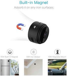 AREBI Spy Camera Wireless Hidden WiFi Mini Camera HD 1080P Portable Home Security Cameras Covert Nanny Cam Small Indoor Outdoor Video Recorder Motion Activated Night Vision A10 Plus [2020 Version]