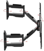 Load image into Gallery viewer, Monoprice Cornerstone Series Full-Motion Articulating TV Wall Mount Bracket - for TVs 37in to 70in Max Weight 99lbs VESA Patterns Up to 600x400 Rotating
