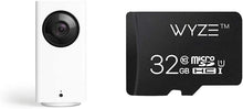 Load image into Gallery viewer, Wyze Cam Pan 1080p Pan\/Tilt\/Zoom Wi-Fi Indoor Smart Home Camera with Night Vision, 2-Way Audio, Works with Alexa &amp; the Google Assistant, White - WYZECP1
