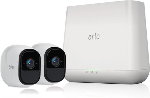 (Renewed) Arlo Pro Wireless Home Security Camera System | Rechargeable, Night vision, Indoor/Outdoor | 2 camera kit (VMS4230-100NAR)