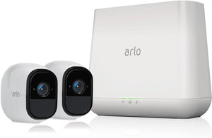 (Renewed) Arlo Pro Wireless Home Security Camera System | Rechargeable, Night vision, Indoor/Outdoor | 2 camera kit (VMS4230-100NAR)