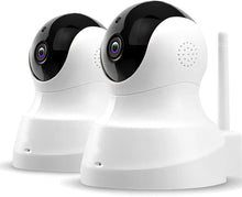 Load image into Gallery viewer, TENVIS Wireless Home Camera - HD Pet Cameras (2-Pack), Home Security System with Motion Detection, Two-Way Audio, Night Vision, PTZ, Indoor Surveillance System and Remote Monitor for Baby/Pet

