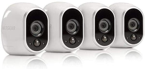 Arlo - Wireless Home Security Camera System | Night vision, Indoor\/Outdoor, HD Video, Wall Mount | Includes Cloud Storage & Required Base Station | 1-Camera System (VMS3130)