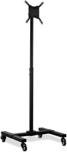 Load image into Gallery viewer, Mount-It! Mobile TV Stand with Wheels, Adjustable Height Rolling Cart for 13" - 42" Flat Panel LCD LED Screens (MI-879)

