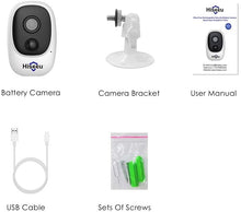 Load image into Gallery viewer, Hiseeu Home Security Camera,Wireless Rechargeable Battery Powered WiFi Camera,Night Vision, Indoor/Outdoor, 1080P Video with Motion Detection, 2-Way Audio, Waterproof, Cloud Storage
