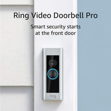 Load image into Gallery viewer, Ring Video Doorbell Pro, with HD Video, Motion Activated Alerts, Easy Installation (existing doorbell wiring required)
