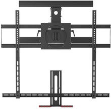 Load image into Gallery viewer, Monoprice Above Fireplace Pull-Down Full-Motion Articulating TV Wall Mount Bracket For TVs 55in to 100in, Max Weight 154lbs, VESA Patterns Up to 800x600, Rotating, Height Adjustable
