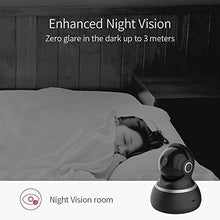 Load image into Gallery viewer, YI Dome Security Camera 1080p HD Pan\/Tilt\/Zoom 2.4G IP Surveillance System, Optional 24\/7 Emergency Response, Auto-Cruise, Motion Track, Night Vision, iOS\/Android App Available - Works with Alexa
