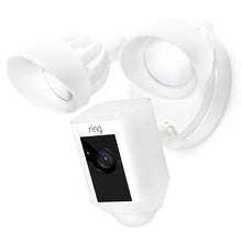 Load image into Gallery viewer, Ring Floodlight Camera Motion-Activated HD Security Cam Two-Way Talk and Siren Alarm, White
