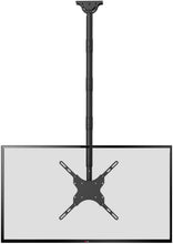Load image into Gallery viewer, TV Ceiling Mount Adjustable Bracket Fits Most LED, LCD, OLED and Plasma Flat Screen Display 26 to 65 Inch, up to 110 Lbs, Height Extension up to 58 Inch, VESA up to 400x400mm (CM2665XL), Black by WALI
