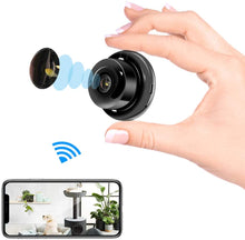 Load image into Gallery viewer, Veroyi Mini IP Camera WiFi Home Security Surveillance Nanny Camcorder with 2 Way Audio Motion Detection Night Vision
