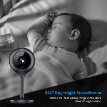 Load image into Gallery viewer, MECO WiFi IP Camera 1080P HD Home IP Security Nanny Camera with Night Vision, Sound &amp; Motion Detection, Security Surveillance 2.4GHz Pet Baby Monitor - Cloud Service Available
