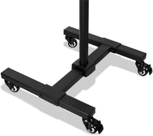 Load image into Gallery viewer, Mount-It! Mobile TV Stand with Wheels, Adjustable Height Rolling Cart for 13" - 42" Flat Panel LCD LED Screens (MI-879)
