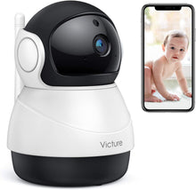 Load image into Gallery viewer, Victure 1080P WiFi Pet Camera FHD Indoor Surveillance Security IP Camera with Motion Detection Night Vision 2-Way Audio Cloud Storage for Baby/Elder/Pet Monitor with Camera
