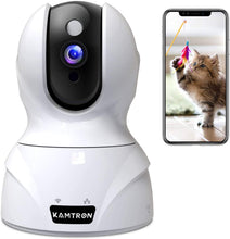 Load image into Gallery viewer, Wireless Security Camera,KAMTRON HD WiFi Security Surveillance IP Camera Home Monitor with Motion Detection Two-Way Audio Night Vision,White (G-826w)
