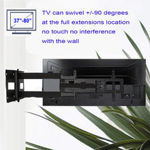 Load image into Gallery viewer, FORGING MOUNT Long Arm TV Mount Full Motion TV Bracket with 42 inch Long Extension Articulating TV Wall Mount for 37 to 80 Inch Flat\/Curve TVs, VESA 600x400mm Compatible, Holds up to 100 lbs
