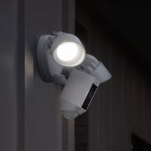 Load image into Gallery viewer, Ring Floodlight Camera Motion-Activated HD Security Cam Two-Way Talk and Siren Alarm, White
