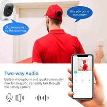 Load image into Gallery viewer, Hiseeu Home Security Camera,Wireless Rechargeable Battery Powered WiFi Camera,Night Vision, Indoor/Outdoor, 1080P Video with Motion Detection, 2-Way Audio, Waterproof, Cloud Storage
