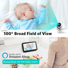 Load image into Gallery viewer, Dog Camera, Netvue 1080P FHD 2.4GHz WiFi Pet Camera, Indoor Security Camera for Pet/Baby/Nanny, AI Human Detection, Night Vision, Cloud Storage/TF Card, 2-Way Audio Compatible with Alexa
