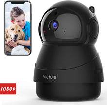 Load image into Gallery viewer, Victure 1080P FHD Pet Camera with WiFi IP Camera Indoor Security Camera Motion Detection Night Vision Home Surveillance Baby Elder Monitor with 2 Way Audio iOS/Android
