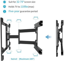 Load image into Gallery viewer, Everstone Heavy Duty TV Wall Mount for Most 32-70 Inch with Articulating Arm Full Motion Tilt Swivel Bracket 16"
