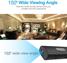 Load image into Gallery viewer, Mini Hidden Cameras PNZEO W3 Spy Cam Portable Wireless WiFi Remote View Camera Small Home Security Cameras Indoor Outdoor Video Record Smart Motion Detection
