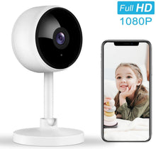 Load image into Gallery viewer, Home Security Camera, Littlelf 1080P FHD Indoor WiFi Wireless Camera with 2-Way Audio, Night Vision, Motion Detection for Pet/Elder/Baby Monitor, Cloud Storage and MicroSD Support (Not Included)
