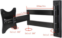 Load image into Gallery viewer, VideoSecu TV Wall Mount Articulating Arm Monitor Bracket for Most 19"-39" LCD LED Plasma Flat Panel Screen TV with VESA 100/75mm ML10B 1E9
