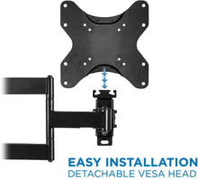 Load image into Gallery viewer, Mount-It! Lockable RV TV Wall Mount with Quick Release, Full Motion Flat Screen Bracket for Campers, Travel Trailers, RVs, Motorhomes and Marine Boats, Fits Most 23-43" VESA 100, 200, 77 Lbs Capacity
