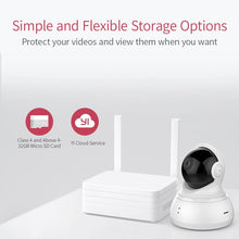 Load image into Gallery viewer, YI Dome Camera, 1080p Indoor Pan\/Tilt\/Zoom Wi-Fi 2.4G IP Security Surveillance System with 24\/7 Emergency Response, Auto-Cruise, Motion Track, App Remote Control, Cloud Service - Works with Alexa
