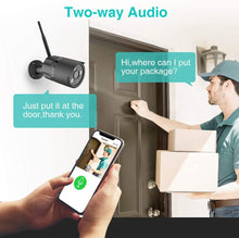 Load image into Gallery viewer, Outdoor Camera Wireless - 1080P WiFi Outdoor Security Camera, FHD Night Vision, A.I. Motion Detection, Instant Alert via Phone, 2-Way Audio, Live Video Zooms Function, Cloud Storage\/Micro SD Card
