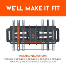 Load image into Gallery viewer, ECHOGEAR Full Motion Articulating TV Wall Mount Bracket for 42"-85" TVs - Easy to Install On 16", 18" or 24" Studs and Features Smooth Articulation, Swivel, Tilt - EGLF2
