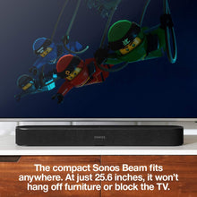 Load image into Gallery viewer, Sonos Beam - Smart TV Sound Bar with Amazon Alexa Built-in - Black
