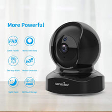 Load image into Gallery viewer, Wansview Wireless Security Camera, IP Camera 1080P HD, WiFi Home Indoor Camera for Baby\/Pet\/Nanny, Motion Detection, 2 Way Audio Night Vision, Works with Alexa, with TF Card Slot and Cloud
