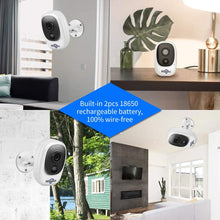 Load image into Gallery viewer, Hiseeu Home Security Camera,Wireless Rechargeable Battery Powered WiFi Camera,Night Vision, Indoor/Outdoor, 1080P Video with Motion Detection, 2-Way Audio, Waterproof, Cloud Storage

