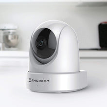 Load image into Gallery viewer, Amcrest 4MP UltraHD Indoor WiFi Camera, Security IP Camera with Pan\/Tilt, Two-Way Audio, Night Vision, Remote Viewing, Dual-Band 5ghz\/2.4ghz, 4-Megapixel @~20FPS, Wide 120° FOV, IP4M-1051W (White)
