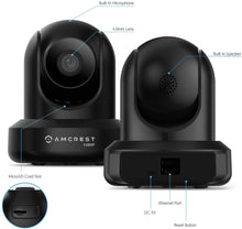 Load image into Gallery viewer, Amcrest ProHD 1080P WiFi Camera 2MP (1920TVL) Indoor Pan\/Tilt Security Wireless IP Camera IP2M-841B (Black)
