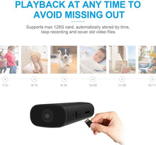 Load image into Gallery viewer, Mini Hidden Cameras PNZEO W3 Spy Cam Portable Wireless WiFi Remote View Camera Small Home Security Cameras Indoor Outdoor Video Record Smart Motion Detection

