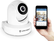 Load image into Gallery viewer, Amcrest UltraHD 2K WiFi Camera 3MP (2304TVL) Dualband 5ghz \/ 2.4ghz Indoor IP3M-941 (White)
