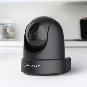 Amcrest 4MP UltraHD Indoor WiFi Camera, Security IP Camera with Pan\/Tilt, Two-Way Audio, Night Vision, Remote Viewing, Dual-Band 5ghz\/2.4ghz, 4-Megapixel @~20FPS, Wide 120° FOV, IP4M-1051B (Black)