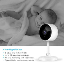 Load image into Gallery viewer, Home Security Camera, Littlelf 1080P Indoor WiFi Surveillance IP Camera with Manual Night Vision, 2-Way Audio, Human Motion Dectetion for Pet/Office/Baby Monitor, Worked with Alexa - 2 Pack
