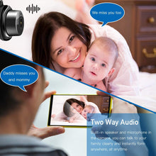 Load image into Gallery viewer, Veroyi Mini IP Camera WiFi Home Security Surveillance Nanny Camcorder with 2 Way Audio Motion Detection Night Vision

