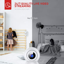 Load image into Gallery viewer, Victure 1080P Home Security Camera Wireless Indoor Surveillance Camera Smart 2.4G WiFi IP Camera with 2-Way Audio Night Vision Sound Detection and Motion Tracking for Baby/Pet Monitor
