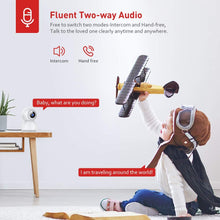 Load image into Gallery viewer, Victure 1080P Home Security Camera Wireless Indoor Surveillance Camera Smart 2.4G WiFi IP Camera with 2-Way Audio Night Vision Sound Detection and Motion Tracking for Baby/Pet Monitor
