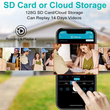 Load image into Gallery viewer, Outdoor Camera Wireless - 1080P WiFi Outdoor Security Camera, FHD Night Vision, A.I. Motion Detection, Instant Alert via Phone, 2-Way Audio, Live Video Zooms Function, Cloud Storage\/Micro SD Card
