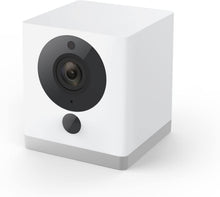 Load image into Gallery viewer, Wyze Cam 1080p HD Indoor Wireless Smart Home Camera with Night Vision, 2-Way Audio, Works with Alexa &amp; the Google Assistant, One Pack, White - WYZEC2
